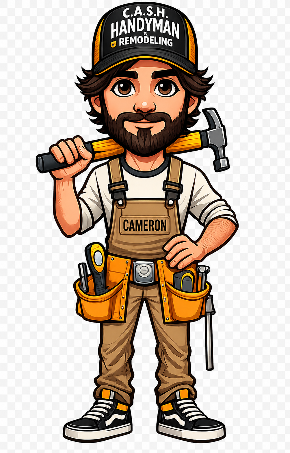 C.A.S.H. Handyman mascot